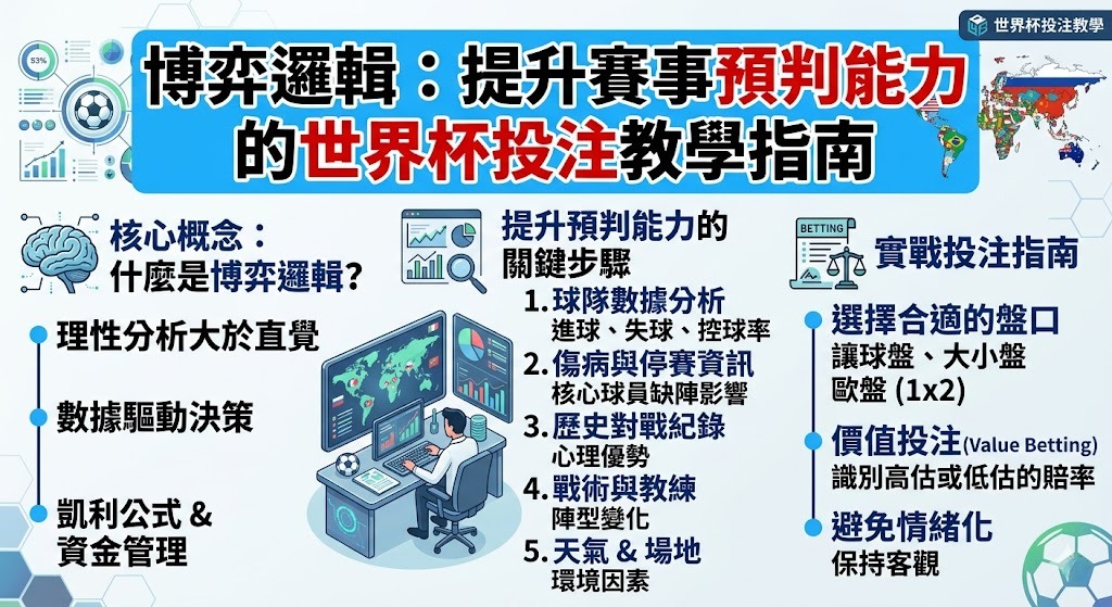 提升賽事預判能力的世界杯投注教學指南 提升賽事預判能力的世界杯投注教學指南