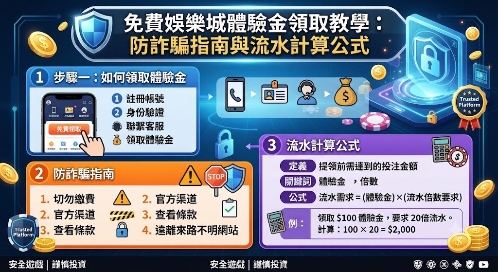看清流水倍数再动手:立即掌握保姆级体验金安全领取的完整防骗指南! 看清流水倍数再动手:立即掌握保姆级体验金安全领取的完整防骗指南!